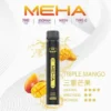 MEHA XBAR 魅嗨小黑條7000口拋棄式電子煙｜3%尼古丁鹽 650mAh電池 Mesh霧化技術 台灣現貨